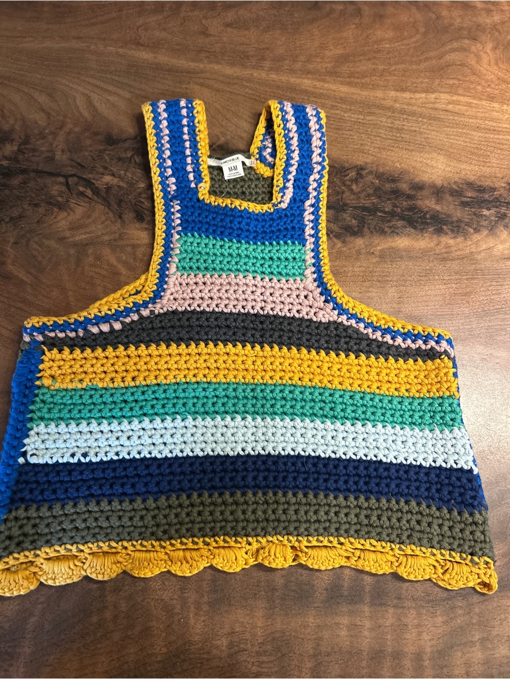 UO x Kimchi Blue Rainbow Crochet Tank Top